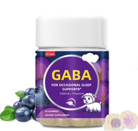 Gummies de mélatonine OEM avec L-Tryptophane et GABA pour un sommeil profond – Complément alimentaire pour la santé