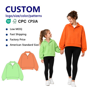 Sudadera Personalizada para Padres e Hijos, Manga Larga, Cuello y Puños Acanalados, Talla Americana, Precio de Fábrica, Envío Rápido - Product Image 1