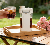Cafetera para Café Frío, Cafetera para Café Helado y Tetera, Jarra para Té Helado