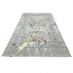 Adiva 20 Ft. Jacquard Woven Machine-Made Turkish Carpet Home Washable Plain Low Pile Thin Polyester Cotton Backing Non-Slip - Product Image 1