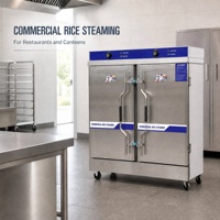 Cuisinière à riz professionnelle Baiwin, machine à cuire le riz à la vapeur, cuiseur vapeur pour restaurant, cantine et cuisine d'hôtel