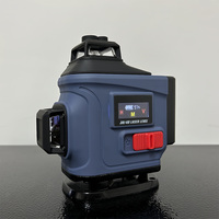 Nouveau niveau Laser professionnel 16 lignes 4D vert pointu 515nm faisceau 360 Laser croisé à nivellement automatique vertical et horizontal