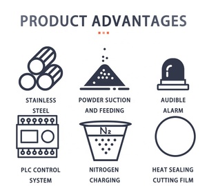 Автоматический двухканальный фасовочно-запайочный аппарат для кофейных капсул: вакуумная подача и инжекция азота для высокой эффективности - Product Image 3