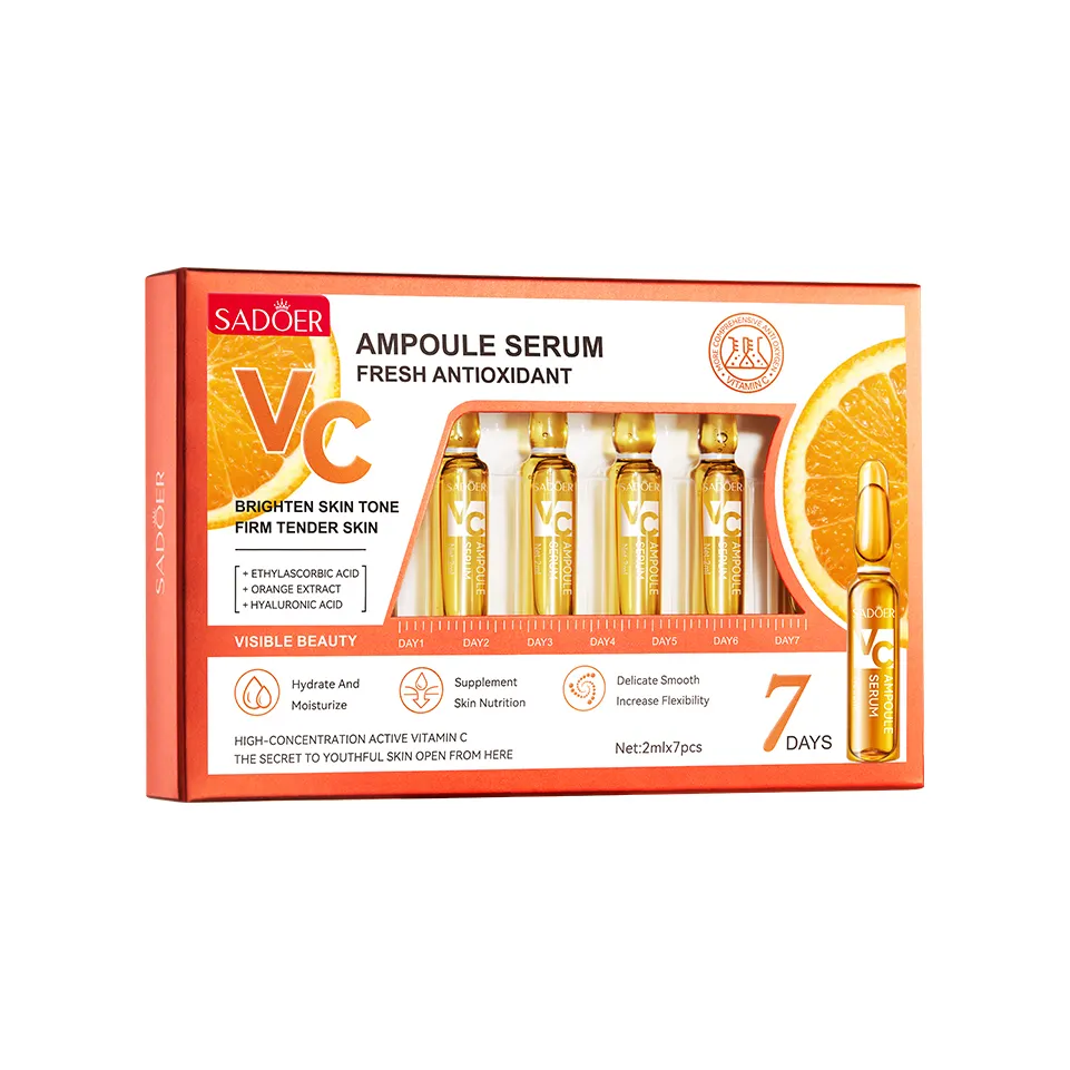 SADOER Vitamin C essence antioxidant Whitening Nourishing facial serum skin care