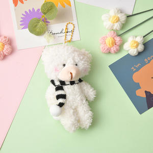 Porte-clés Ours en Peluche Mini Teddy Bear Rouge Pilote Goggles pour <span class=keywords><strong>Machine</strong></span> <span class=keywords><strong>à</strong></span> Pinces, Jouet en Peluche - Product Image 4