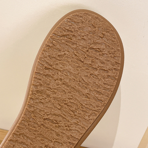 Mules da Donna con Punta Tonda, Tacco Basso, Decorazione in <span class=keywords><strong>Lino</strong></span> Lavorato a Maglia, Fibbia, Scarpe Slip-on Traspiranti per Uso Quotidiano - Product Image 6