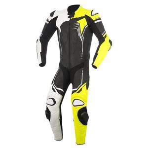 Traje de carreras de motos de una pieza profesional de alta calidad, diseño personalizado con logotipo, características cómodas e impermeables a prueba de viento - Product Image 3