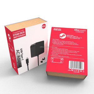 HYC-SD456 US UK EU prise adaptateur secteur 45W chargeur d'alimentation PD Compatible pour Nintendo Switch Console de jeu <span class=keywords><strong>Steam</strong></span> Deck - Product Image 6