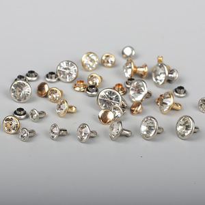Strass en <span class=keywords><strong>tube</strong></span> de <span class=keywords><strong>cuivre</strong></span>, strass en forme de coupelle avec tige, kit de combinaison de rivets pour chapeaux, sacs et vêtements - Product Image 2