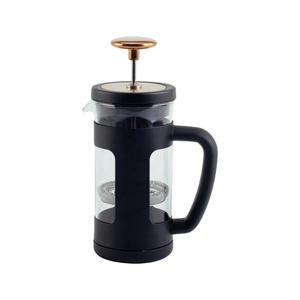 Presse à café en verre borosilicate épais, résistant à la chaleur, de qualité alimentaire, capacité 350/800/1000 ml, portable, pour infusion à froid - Product Image 3