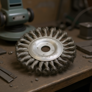 Cepillo Circular Ttake con Ramilletes de Acero Retorcido de 22 mm para Herramientas Abrasivas - Product Image 3