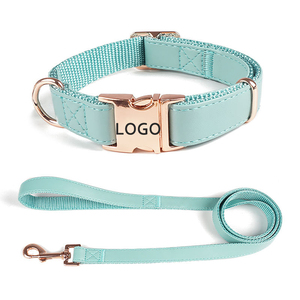 Collier réglable en cuir PU pour animaux de compagnie, réglable et confortable, laisse pour chien - Product Image 6
