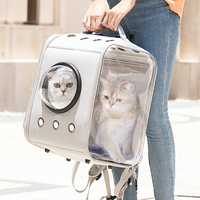 Sac de transport pliable pour animaux de compagnie, grande capacité, sac à dos capsule pour chat, sac portable pour deux petits chiens ou chats, sac de voyage