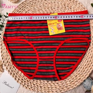 026 #   Slip da donna a vita media in cotone lavorato a maglia a righe, traspiranti, taglio alto, per l'estate 2026 - Prezzo all'ingrosso - Product Image 5