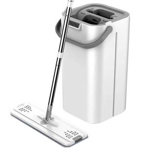 Juego <span class=keywords><strong>de</strong></span> fregona perezosa <span class=keywords><strong>de</strong></span> celebridades <span class=keywords><strong>de</strong></span> Internet, Cubo <span class=keywords><strong>de</strong></span> fregona plana lavable a <span class=keywords><strong>mano</strong></span>, poste <span class=keywords><strong>de</strong></span> acero, separación en seco y húmedo, artefacto <span class=keywords><strong>de</strong></span> limpieza del hogar - Product Image 1