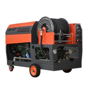 Amjet 2100psi 128 <span class=keywords><strong>litres</strong></span> par minute 62hp <span class=keywords><strong>4</strong></span> cylindres diesel moteur spécialisé dans le nettoyage des tuyaux commerciaux et municipaux - Product Image 5