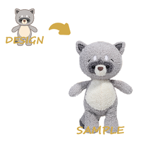 Peluche personnalisée super douce avec rembourrage en coton PP, fonctionnelle