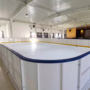 Clôture de glace murs de patinoire extérieurs panneau de feuille de plastique carreaux de terrain de sport hockey - Product Image 2