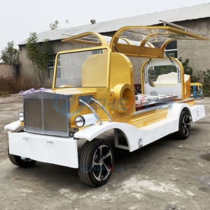 Factory Customized Vintage Black Coffin Carriage Horse Wagon Antique Electric Buggy Electric Funeral Horse Hearse - Product Image 5