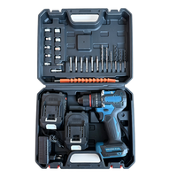 Perceuse à percussion sans fil 20V OEM/ODM avec moteur sans balais, jeu de 10 mm, qualité professionnelle, vitesse variable, couple de 325 in-lb, batterie incluse pour le métal