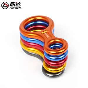 Descensor de Anillo en Forma de Ocho Xinda, 45KN, Aleación de Aluminio, Equipo de Escalada - Product Image 5