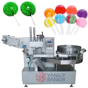YB-120 voll automatische Kissen-Verpackungs maschine Ball Lollipop Flat Lolly Candy Flow Verpackungs maschine