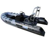 3.9m 12.8ft Bateau à moteur Yacht Vente PVC Fibre de verre Hypalon Semi-Rigide Bateau Gonflable Moteur Combo Ensemble Pêche en plein air Utilisation
