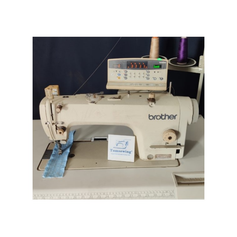 【引取限定】中古 Brother ブラザー S-7200A 433 工業用 業務用 ミシン 裁縫 キャスター付 直 S4190603 111403 brother ブラザー 工業用 自動 糸切り S-7200A-433