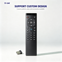 Télécommande antichoc à code fixe KEYUAN TY-24F avec piles AAA, 4 boutons, portée de 20 m