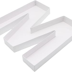 Caja Decorativa de Cartón de 12 Pulgadas con Forma de Letra M, Rellenable, para Alimentos y Charcutería, Marca ZIJRXQ - Product Image 4