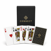 Cartes à jouer en papier écologiques certifiées FSC, jeu de poker recyclé durable, cartes promotionnelles vertes, logo personnalisé
