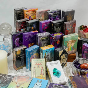 Neues Update <span class=keywords><strong>Tarot</strong></span> karten Design Brettspiel Deck 78 <span class=keywords><strong>Tarot</strong></span> karten mit Oracle-Karten mit Broschüre und Box Gold Orakel - Product Image 1