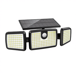 ไฟสวนโซลาร์เซลล์ AuSilver ความสว่างสูง IP67 LED 3 หัว พร้อมรีโมทคอนโทรล แสงสีขาว 6500K แผงโซลาร์เซลล์แบบโมโนไซร์ ติดผนัง - Product Image 4