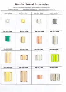 Đồ bơi phụ kiện hợp kim kẽm 15mm khóa Bikini mạ phía trước khóa đóng cửa Clasp cho đồ lót - Product Image 4