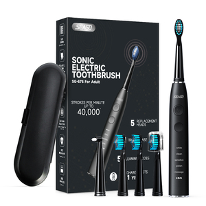 Seago SG-575, Electrodomésticos de Cuidado Personal y Belleza, Juego de Cepillos de <span class=keywords><strong>Dientes</strong></span> Eléctricos Inteligentes Recargables - Product Image 1