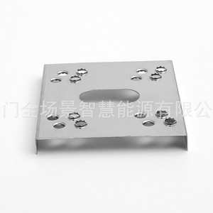 Placa de puesta a tierra de acero inoxidable para paneles solares con orificio y tornillos para protección contra rayos - Product Image 2