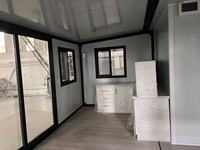 Maison pliante moderne à double aile extensible, mini-villa préfabriquée, maison mobile portable pour séjour en famille dans la cour