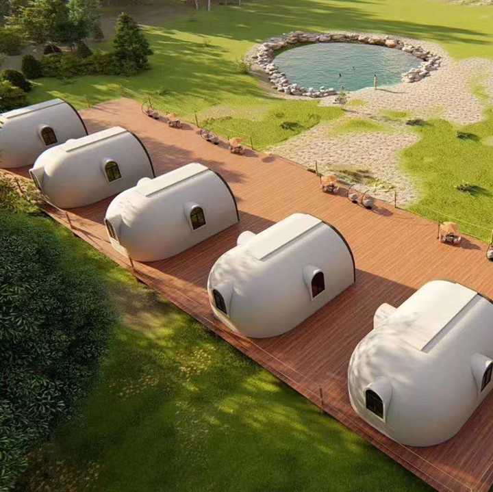 Japan Low Price Glass Igloo Prefab Tent Geodesic Glamping Polystyrene Eps Foam Prefabricated Dome House for Sale