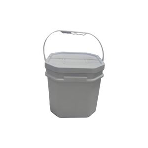 Cubos Cuadrados de PP Reciclables al por Mayor de Fábrica, con Agarre de Plástico, Personalizados, Verdes, de Grado Alimenticio, a Prueba de Fugas, Ecológicos, con Tapa, 5L - Product Image 3