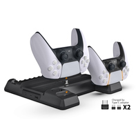 GEME Offre Spéciale d'usine Support de stockage de disques multifonctionnel en ABS pour console de jeu Base de chargement de manettes 12 mois