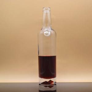 Fabricant chinois de bouteilles en verre super flint Ruisheng pour whisky, brandy, <span class=keywords><strong>XO</strong></span>, rhum, gin, vodka avec design en relief - Product Image 3