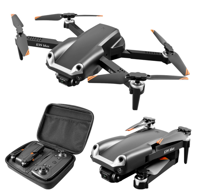 Popular K99 Max Drone 4K HD Dual Camera Aerial Photography 2.4GHZ WiFi Dron Three-way Obstacle Avoidance Folding Quadcopter