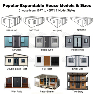 <span class=keywords><strong>Maison</strong></span> préfabriquée extensible en conteneur, micro-<span class=keywords><strong>maison</strong></span> familiale mobile modulaire avec panneaux solaires, <span class=keywords><strong>maison</strong></span> pliable portable de 20 pieds - Product Image 5