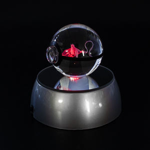 Boule de cristal K9 en gros <span class=keywords><strong>pas</strong></span> <span class=keywords><strong>cher</strong></span> avec gravure 3D, boule personnalisée avec logo 3D, boule de cristal LED avec base LED - Product Image 6