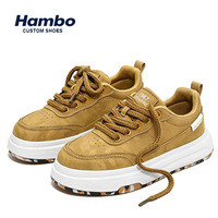 Vente en gros de baskets à plateforme à semelle épaisse pour hommes, pointures 39-44, chaussures de skate tendance, semelle épaisse, streetwear, chaussures de marche quotidiennes