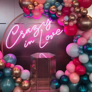Enseigne néon LED personnalisée avec design gratuit, Joyeux Anniversaire et Décoration de fête de mariage pour bar, utilisation domestique, livraison directe disponible - Product Image 1