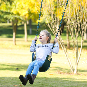 Jouets de jardin, accessoires pour aire de jeux extérieure pour enfants, balançoire sensorielle en plaque EVA avec chaîne de 1,2 m - Product Image 1
