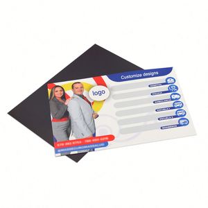 Advertising Sign Magnetic Customized Double Side Printed <b>Fridge</b> Magnet Individual Logo - Product Image 3