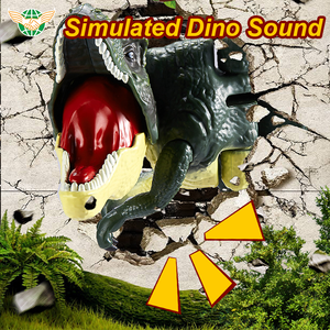 Jouet Dinosaure Amélioré Jouet Dinosaure Fidget Enfants Appuyez sur le Modèle de Dinosaure T-Rex avec Tête et Queue Oscillantes avec Lumière et Son - Product Image 4