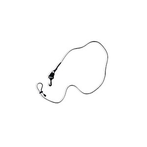 Laisse de pêche en nylon de 110 cm avec crochet élastique pour lacs, rivières, utilisation en extérieur - Product Image 3